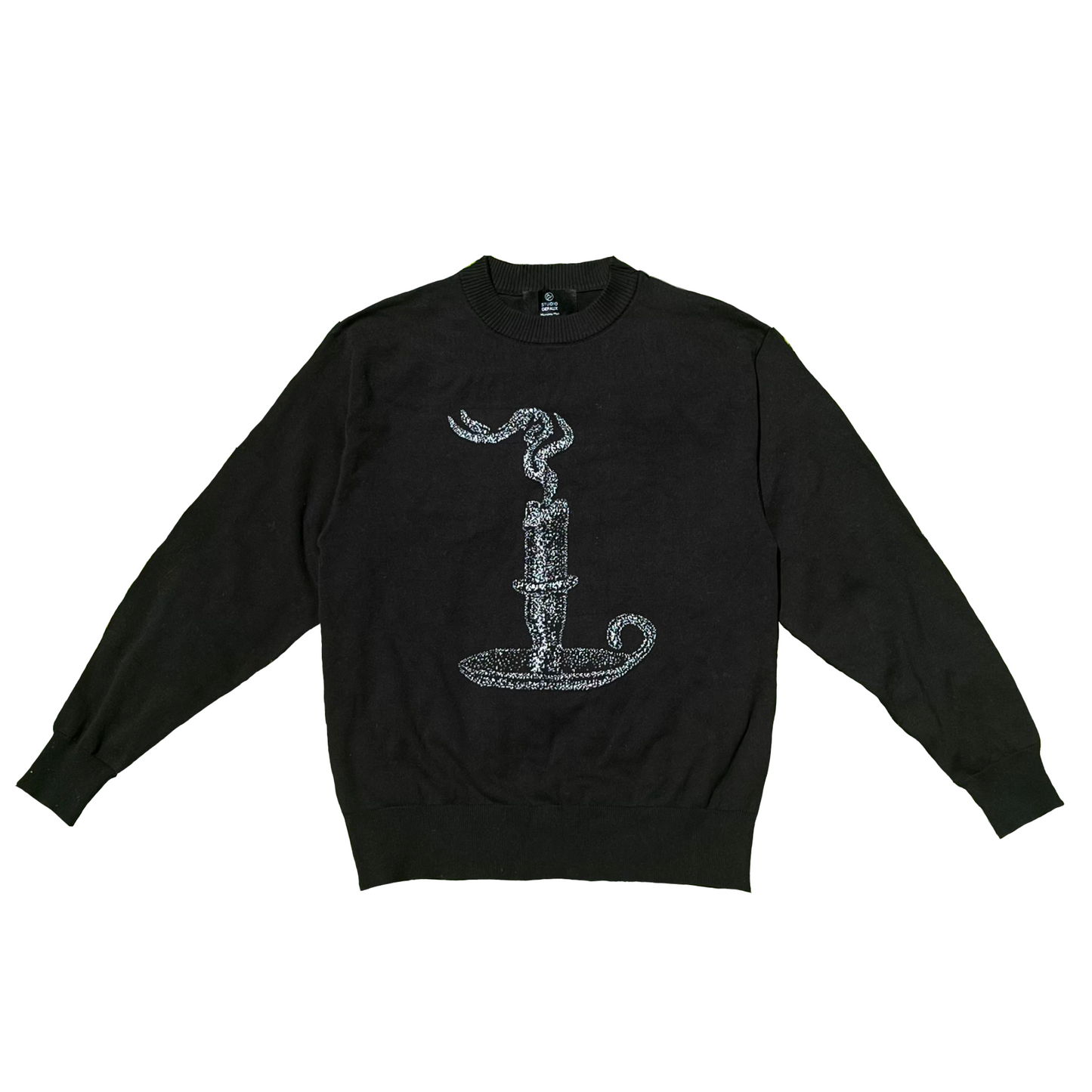 Silver Snuffed Candle Sweater